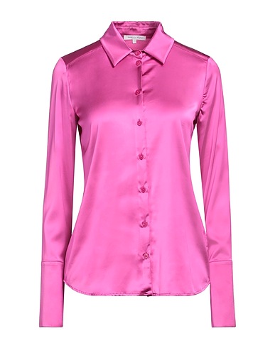 PATRIZIA PEPE Solid colour shirts & blouses Magenta 67% Viscose, 28% Polyamide, 5% Elastane