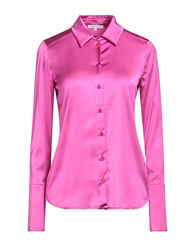 PATRIZIA PEPE Chemises et chemisiers de couleur unie 67% Viscose, 28% Polyamide, 5% Élasthanne