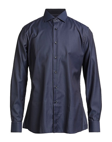 XACUS Chemise de couleur unie 100% Coton