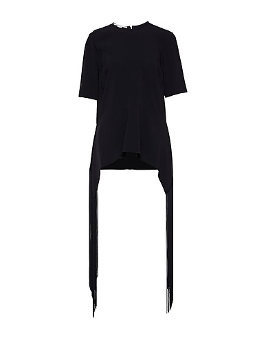 STELLA McCARTNEY Top Black 64% Viscose, 32% Acetate, 4% Elastane