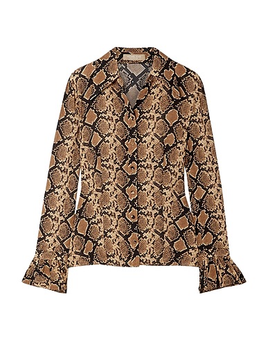 MICHAEL KORS COLLECTION Hemden und Blusen aus Seide Kamel 100% Seide