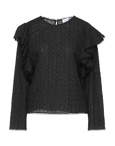 AGLINI Top Black 100% Cotton
