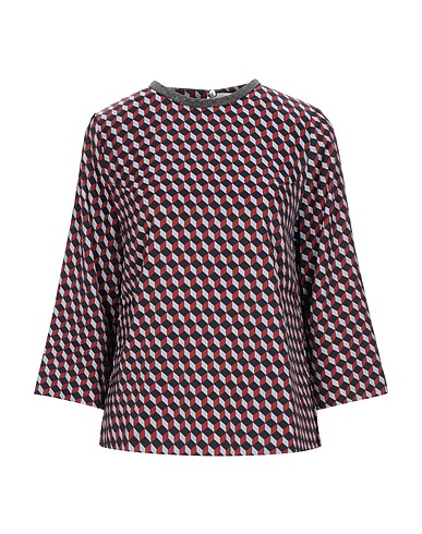 CA' VAGAN Top Burgundy 97% Polyester, 3% Elastane