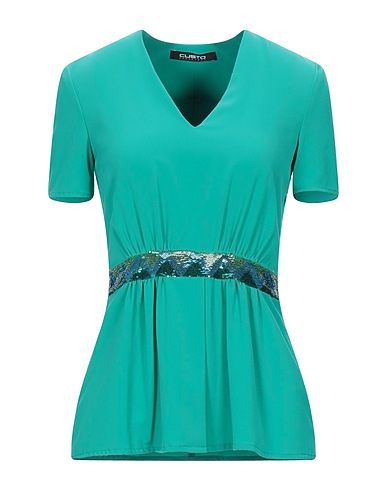 CUSTO BARCELONA Top Green 100% Polyester