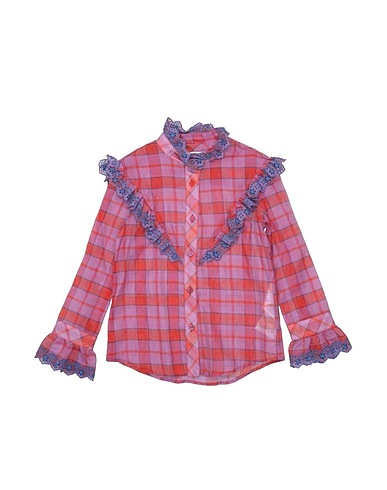 PHILOSOPHY di LORENZO SERAFINI Camicie  e bluse fantasia Rosso 62% Cotone, 38% Seta