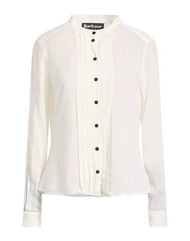BARBOUR Solid color shirts & blouses INTERNATIONAL Ivory 100% Viscose