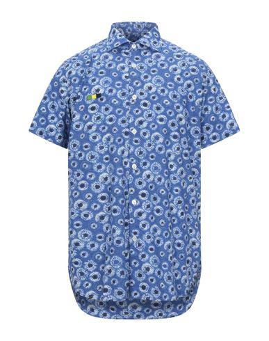 Click to view more detailed imagery on our partner's website Department 5 Patterned Shirt In Blue