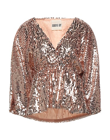 ANIYE BY Top Rose gold 95% Polyester, 5% Elastane