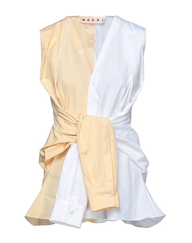 MARNI Patterned shirts & blouses Sand 100% Cotton