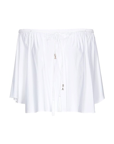 PATRIZIA PEPE Top White 76% Cotton, 20% Polyamide, 4% Elastane