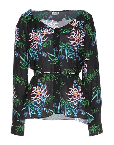 KENZO Floral shirts & blouses Black 100% Viscose