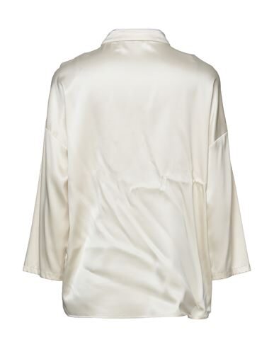 Shop Fabiana Filippi Woman Shirt Ivory Size 6 Silk, Elastane, Cotton, Polyamide