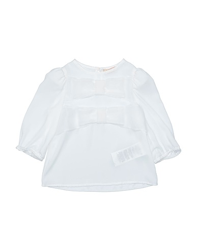 ELISABETTA FRANCHI Top Bianco 100% Poliestere, Poliammide