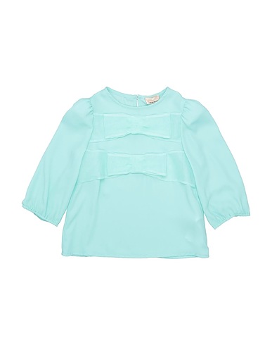 ELISABETTA FRANCHI Top Verde chiaro 100% Poliestere, Poliammide