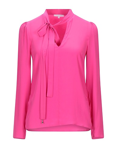 PATRIZIA PEPE Top Fuchsia 76% Acetate, 24% Silk