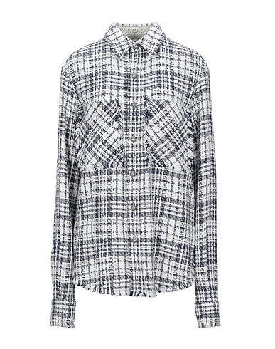 FAITH CONNEXION Patterned shirts & blouses White 45% Viscose, 40% Cotton, 9% Polyester, 4% Polyamide, 2% Acrylic