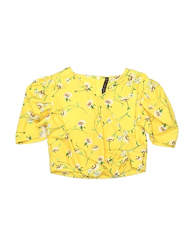 MANILA GRACE Top Yellow 50% Viscose, 25% Rayon, 20% Nylon, 5% Elastic fibres
