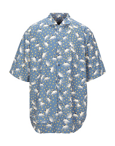 DSQUARED2 Patterned shirt Pastel blue 100% Cotton