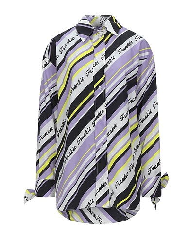 FRANKIE MORELLO Striped shirt Lilac 100% Polyester