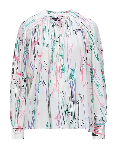 ISABEL MARANT Top Weiß 91% Seide, 9% Elastan