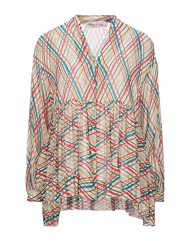 OTTOD'AME Patterned shirts & blouses Beige 100% Viscose