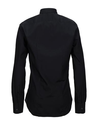 Shop Brian Dales Man Shirt Black Size 16 Cotton
