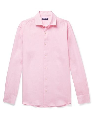 Click to view more detailed imagery on our partner's website Frescobol Carioca Linen Shirt In Light Pink