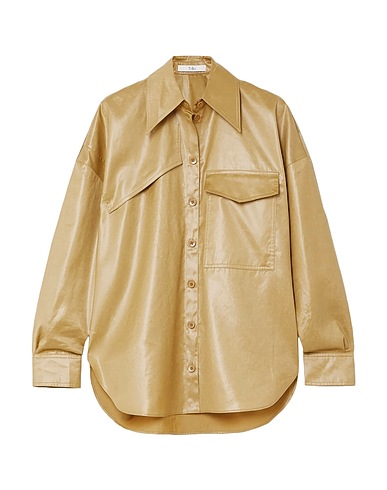 TIBI Solid colour shirts & blouses Sand 100% Polyester