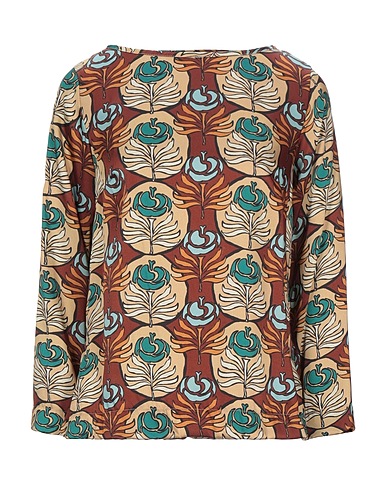 OTTOD'AME Top Chocolate brown 100% Polyester