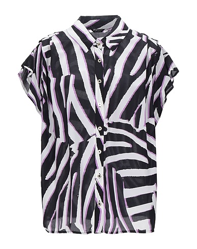 MARCIANO by GUESS Hemden und Blusen mit Muster Lila 65% Viskose, 35% Seide