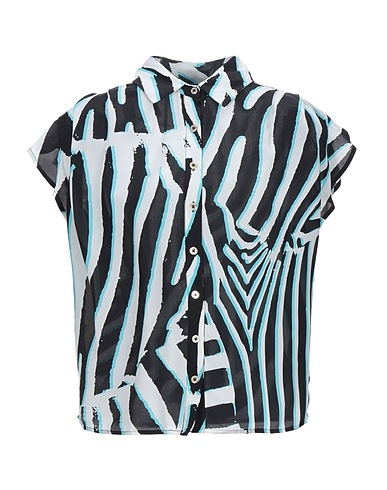 MARCIANO by GUESS Patterned shirts & blouses Black 65% Viscose, 35% Silk