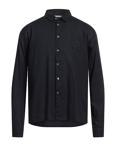 DANIELE ALESSANDRINI Linen shirt 55% Linen, 45% Cotton