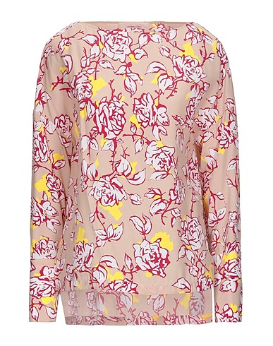 LIVIANA CONTI Top Beige 75% Acétate, 25% Soie