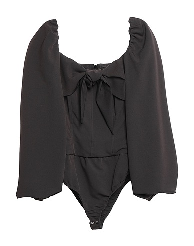 JIJIL TOPWEAR Black 75% Polyester, 20% Viscose, 5% Elastane
