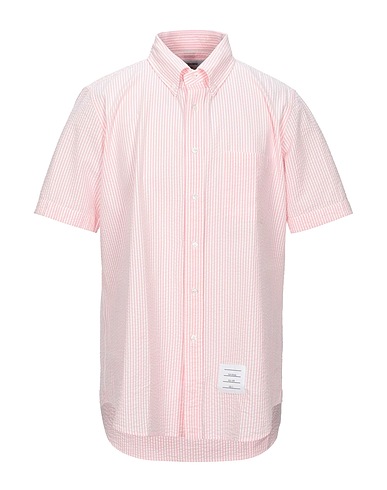 THOM BROWNE Striped shirt Pink 100% Cotton