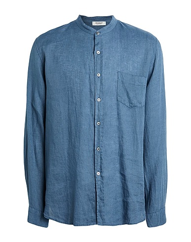 CROSSLEY Camicia in lino Avio 100% Lino