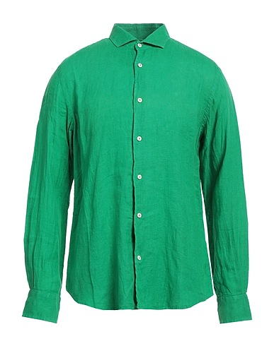MC2 SAINT BARTH Linen shirt Green 100% Linen