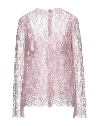DOLCE&GABBANA Top Pink 80% Metallic Polyester, 20% Nylon