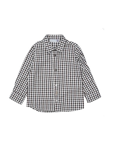 HITCH-HIKER Patterned shirt Black 100% Cotton