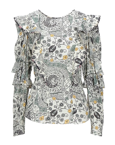 MARANT ÉTOILE Top Ivory 55% Viscose, 45% Rayon, Polyester