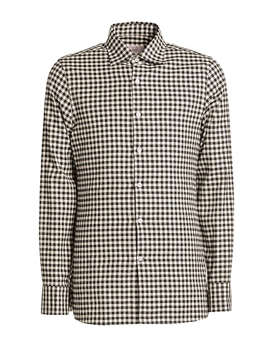 DUNHILL Checked shirt Black 100% Cotton
