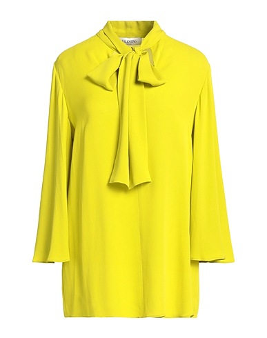 VALENTINO GARAVANI Silk top Lime green 100% Silk