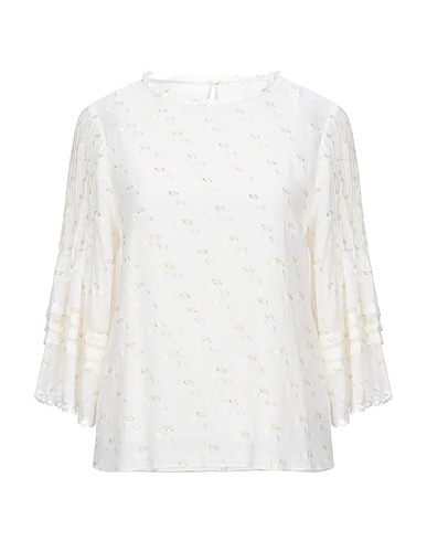 SEE BY CHLOÉ トップス アイボリー レーヨン 96% / ポリエステル 3% / 金属繊維 1%