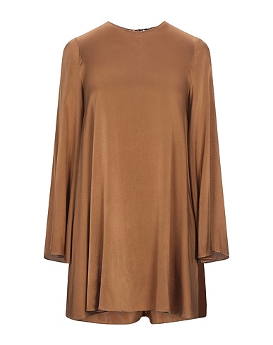 JUCCA Top Marrone 94% Seta, 6% Elastan