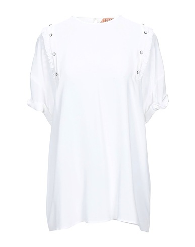 N°21 Top White 69% Acetate, 31% Silk