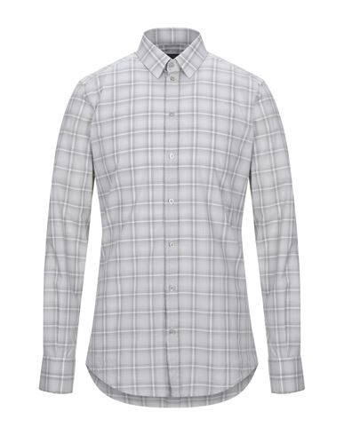 Dolce & Gabbana Checked Shirt In Light Grey