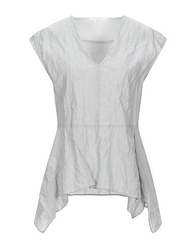 GUGLIELMINOTTI Top Grey 91% Cotton, 9% Metal