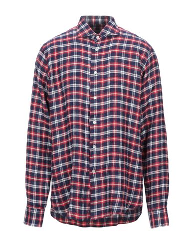 Click to view more detailed imagery on our partner's website Borriello Napoli Checked Shirt In Red