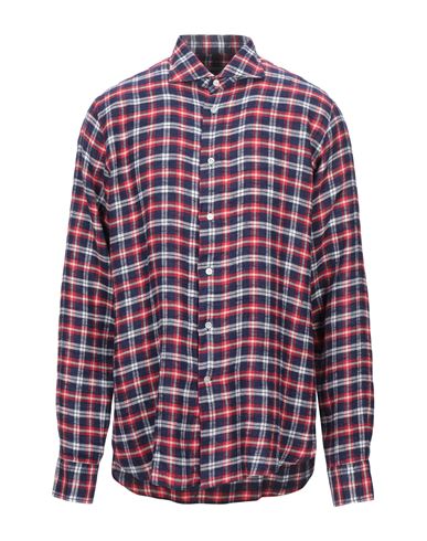 Borriello Napoli Checked Shirt In Red