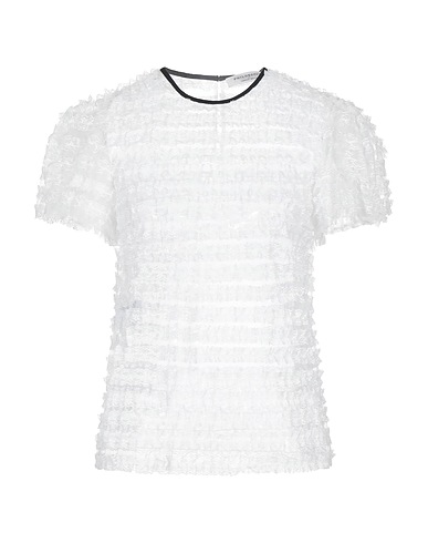 PHILOSOPHY di LORENZO SERAFINI トップス ホワイト ナイロン 95% / ポリエステル 5%